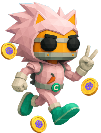 Spiky Cat Dude agent character